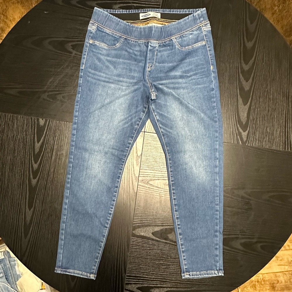 Old Navy Indigo Rockstar Jeggings 14 Petite - Picture 7 of 7